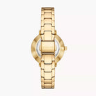 Back case of Michael Kors MK1065 women's gold-tone stainless steel wristwatch
