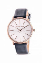 Michael Kors Pyper MK2834 Women's Black Dial Black Leather Watch