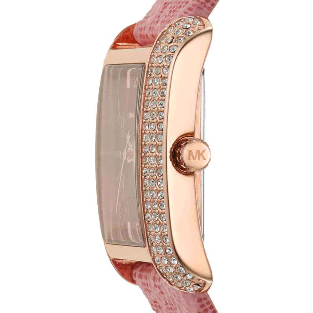 Michael Kors Emery MK2966 Women's Red Dial Pink PVC Strap Watch