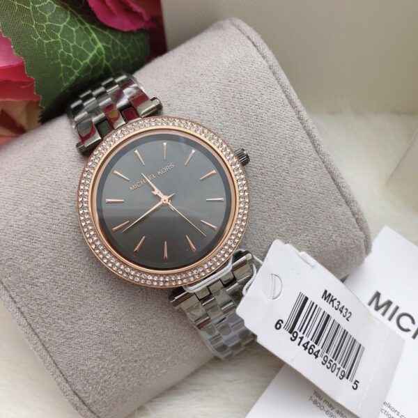 Michael Kors MK3432 Women's Grey Dial Stainless Steel Watch 33mm