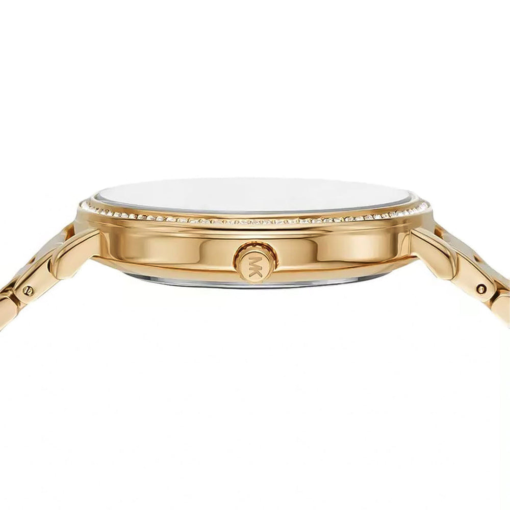 Side profile of Michael Kors Melissa MK4371 women's watch