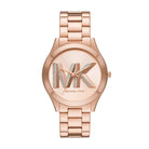 Michael Kors Slim Runway MK4733 Women's Rose Gold-Tone Stainless Steel Watch