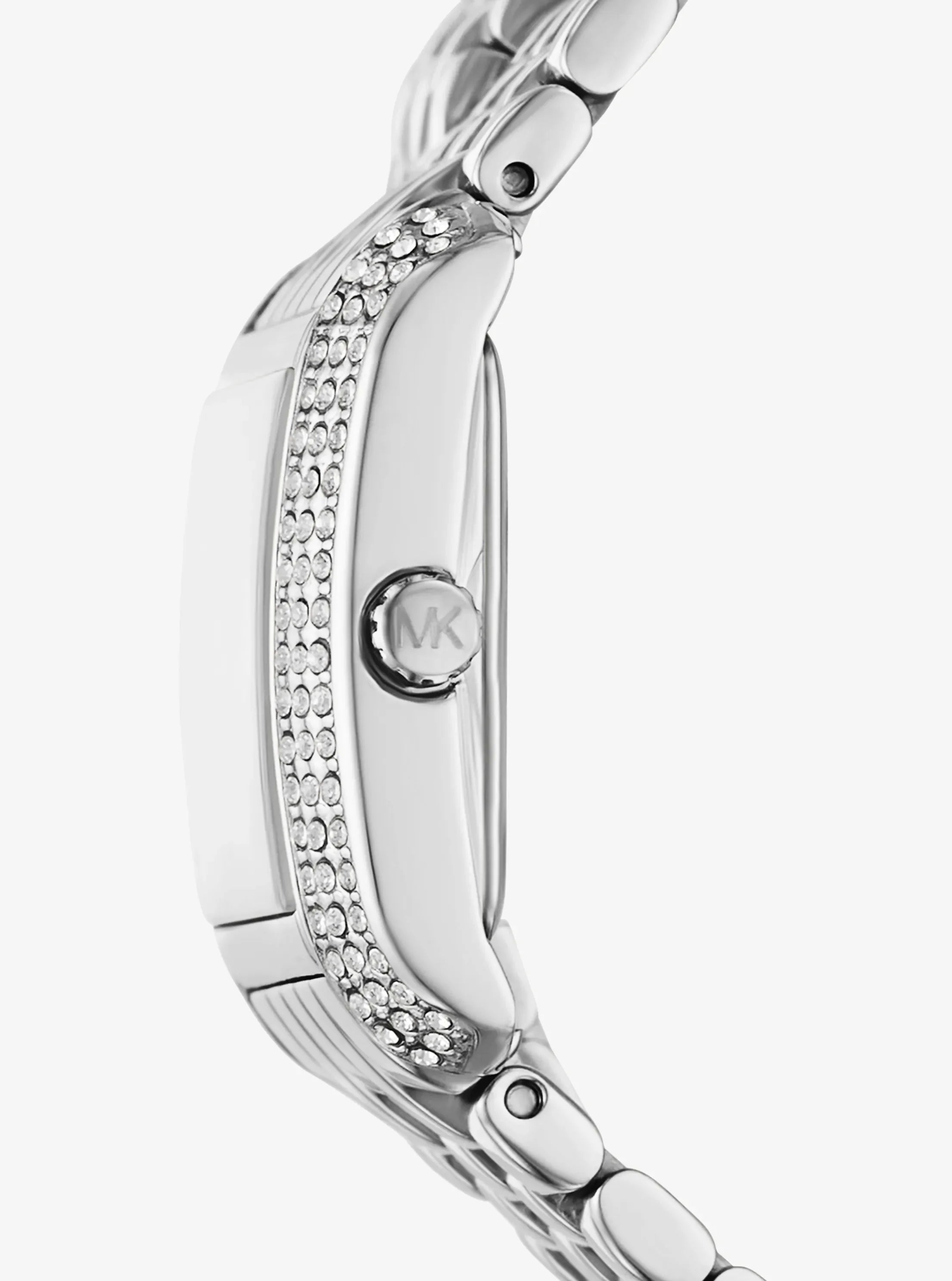 Michael Kors MK4834 white dial with silver stainless steel bracelet