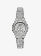 Michael Kors Raquel MK4891 women's silver pavé watch