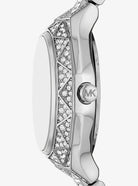 Michael Kors MK4891 silver dial with beveled crystal
