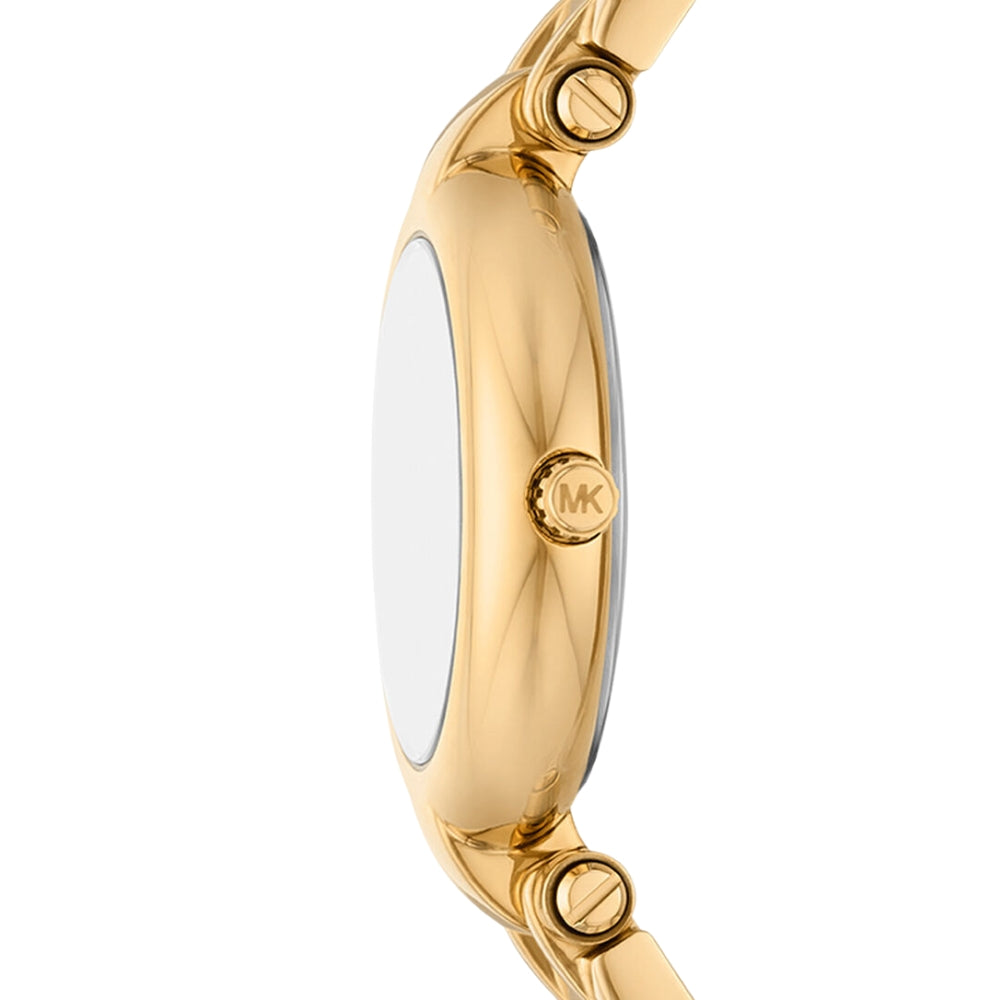 Michael Kors Laney luxury women's green dial wristwatch