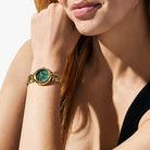 Michael Kors Laney green analog dial stainless steel watch