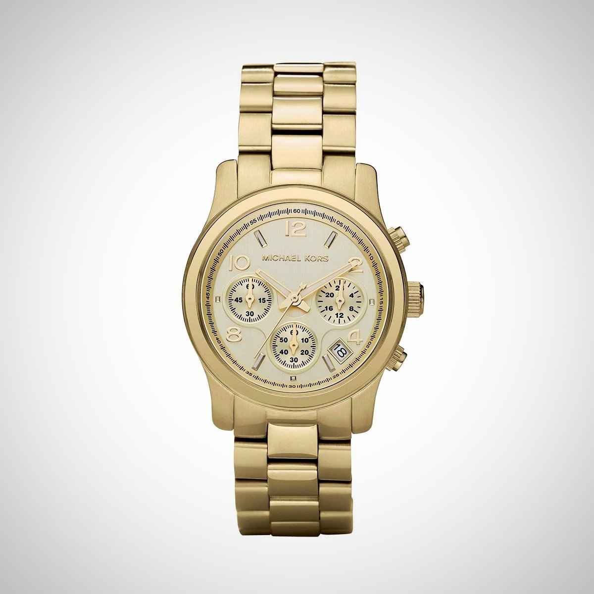 Michael Kors Runway MK5055 Women's Gold Stainless Steel Watch