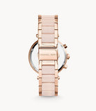 Side profile of Michael Kors Parker MK5896 women's watch case