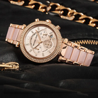 Michael Kors MK5896 deployment clasp and bracelet back view