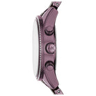 Side profile of Michael Kors Ritz Pave MK6720 purple women's watch