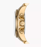 Side profile of Michael Kors Mini Bradshaw MK6959 stainless steel bracelet watch