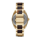 Back case of Michael Kors MK7136 quartz women's wristwatch