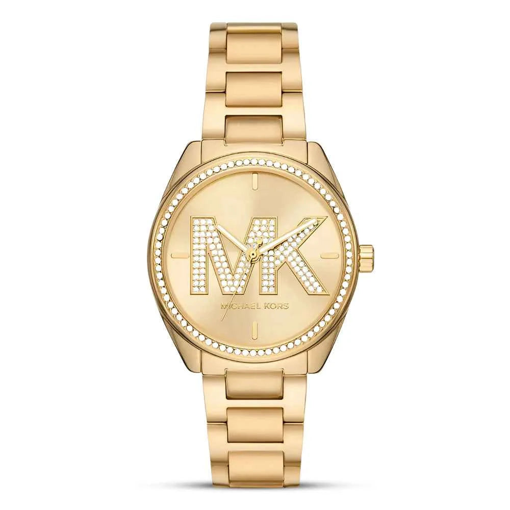 Michael Kors Janelle MK7381 Women's Gold Pavé Dial Gold Stainless Steel Watch