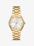 Michael Kors Lennox MK7391 Women's White Dial Gold Stainless Steel Watch
