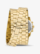 Michael Kors Runway Wrap MK7450 Women's Gold Dial Gold-Plated Stainless Steel Watch
