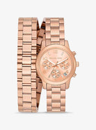 Michael Kors Runway MK7453 Women's Rose Gold Chronograph Stainless Steel Watch