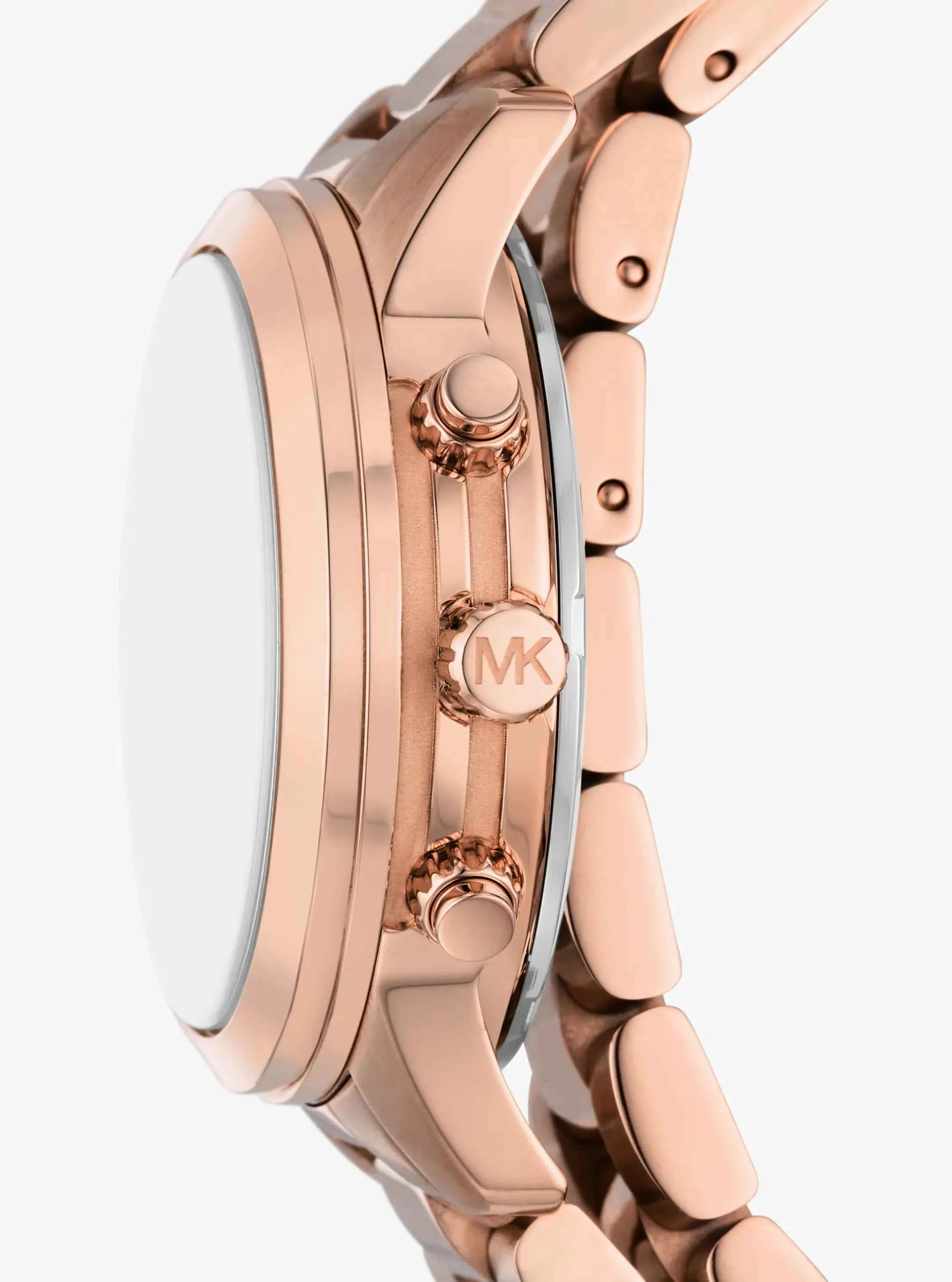 Michael Kors Runway MK7453 Women's Rose Gold Chronograph Stainless Steel Watch