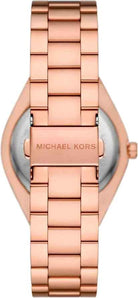 Michael Kors Lennox MK7462 Women's Pink Dial Rose Gold Stainless Steel Watch