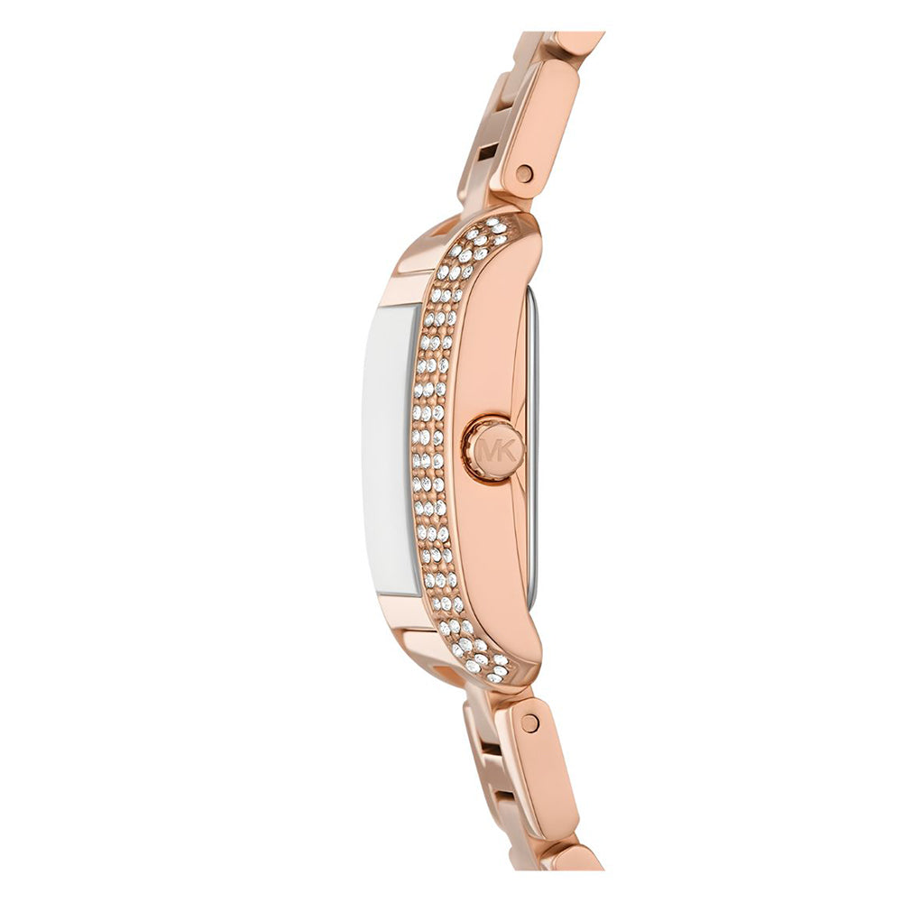 Michael Kors Emery watch with tennis and chain bracelets