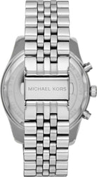 Michael Kors Lexington MK8689 Men's Blue Dial Silver Stainless Steel Chronograph Watch