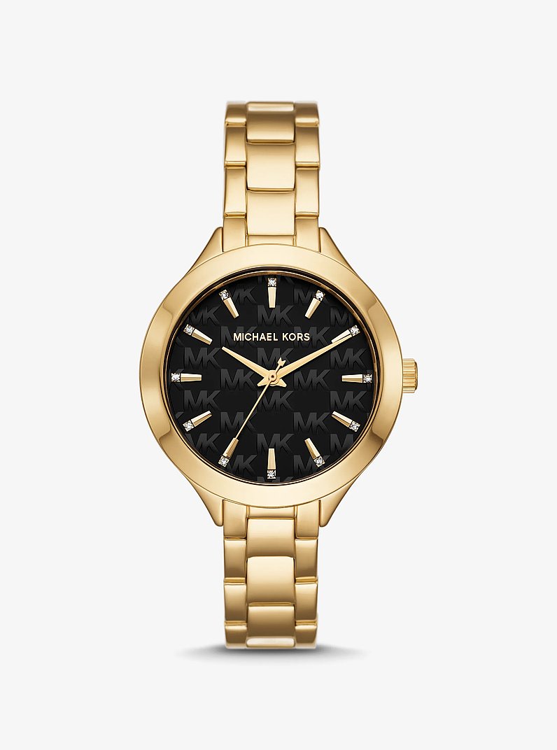 Michael Kors Aspyn MKO1056 women's gold stainless steel watch