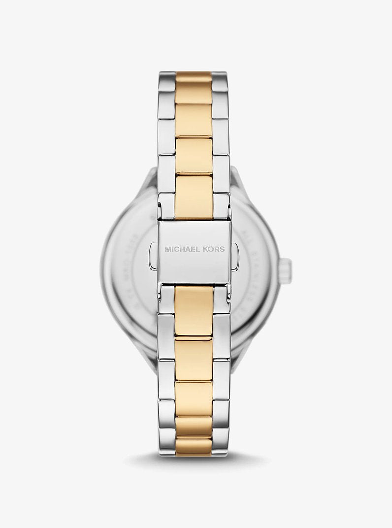 Michael Kors MKO1058 luxury two-tone women's wristwatch
