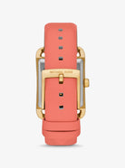 Back case of Michael Kors MKO1060 leather strap women's wristwatch