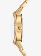 Michael Kors MKO1080 gold chronograph bracelet watch