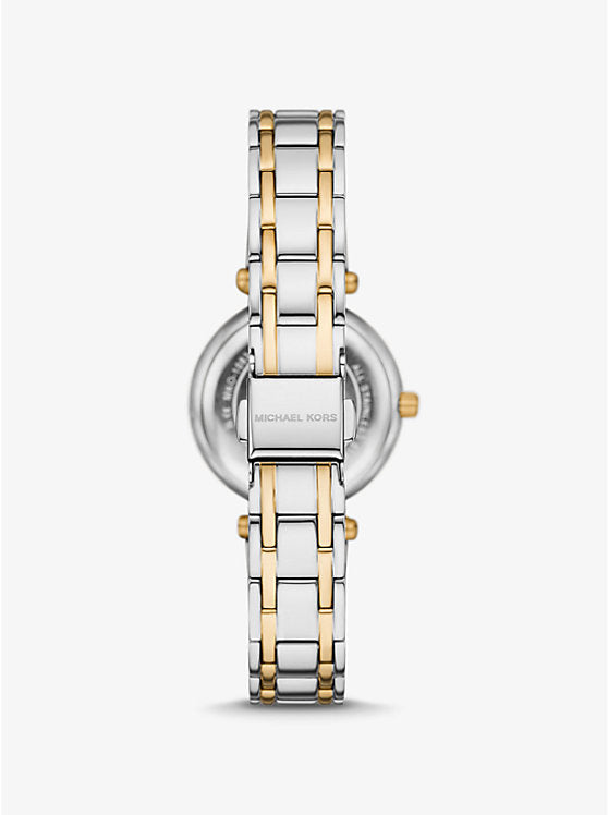 Michael Kors MKO1085 luxury two-tone women's wristwatch