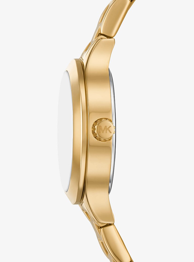 Michael Kors MKO1086 luxury women's gold wristwatch