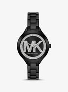 Michael Kors Aspyn MKO1109 women's black stainless steel watch