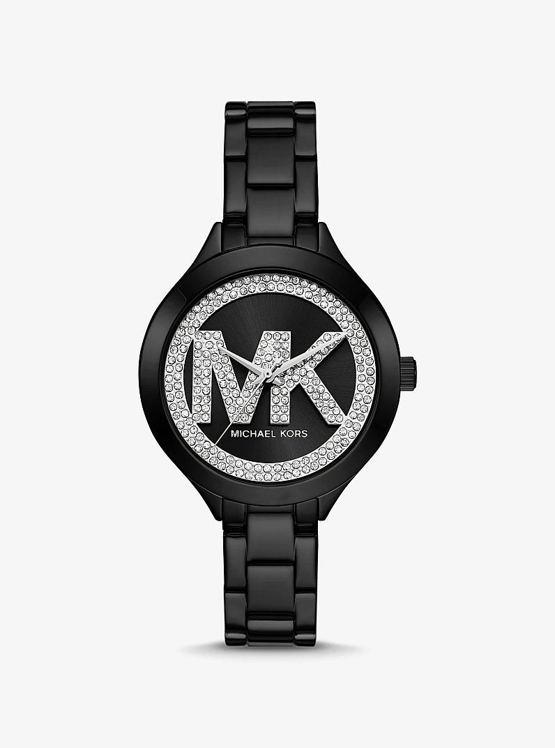 Michael Kors Aspyn MKO1109 women's black stainless steel watch