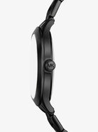 Michael Kors MKO1109 black pavé dial watch