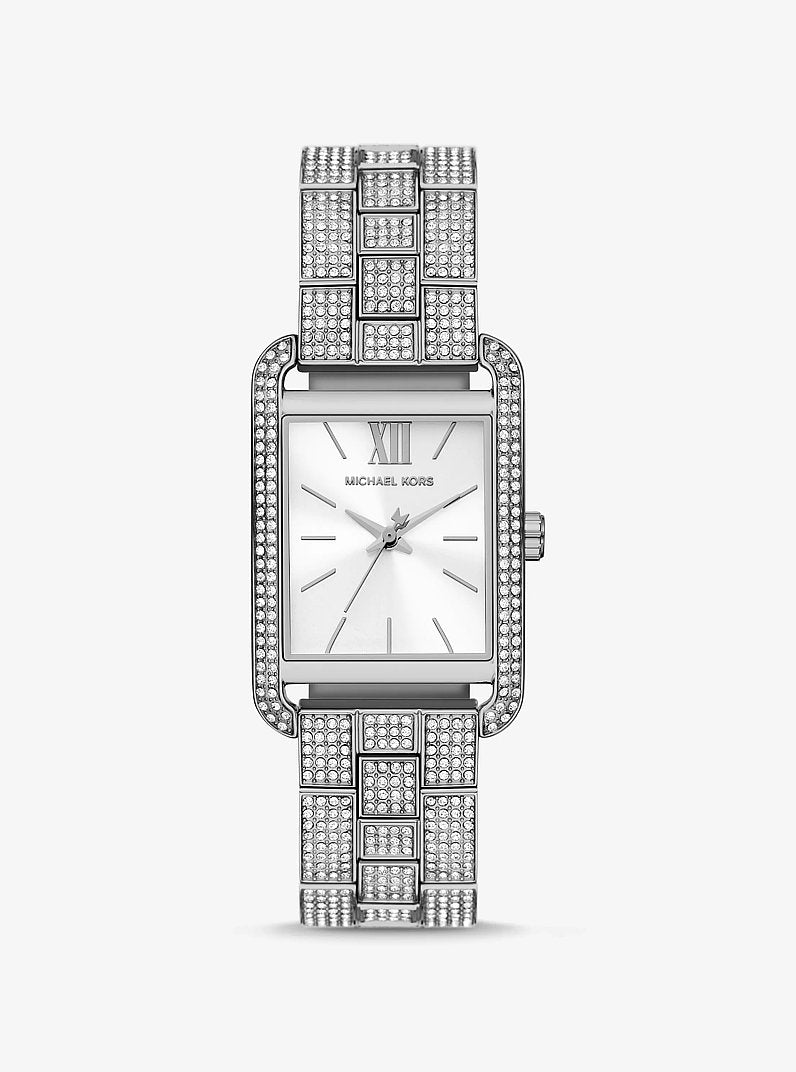 Michael Kors Monroe MKO1114 women's silver stainless steel watch