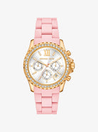 Michael Kors Everest MKO1134 women's gold stainless steel watch
