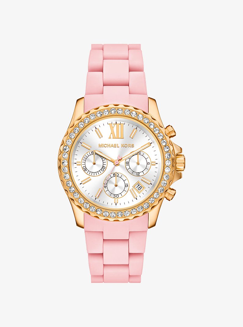 Michael Kors Everest MKO1134 women's gold stainless steel watch