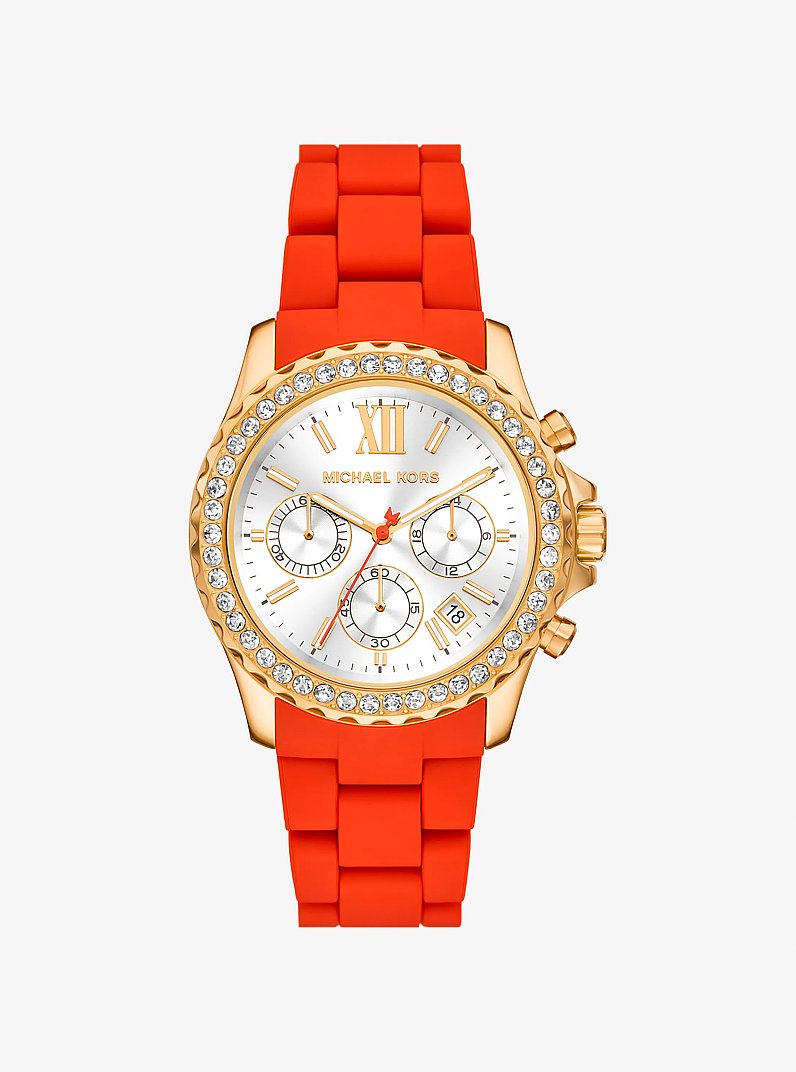 Michael Kors Everest MKO1135 women's gold stainless steel watch