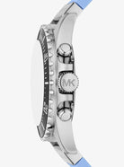 Michael Kors MKO1184 black dial silicone strap men's watch