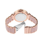 Michael Kors pink rose gold analog bracelet watch