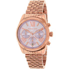 Michael Kors Lexington MK6207 Women's Purple Dial Rose Gold Chronograph Watch