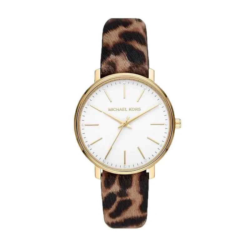 Michael Kors Pyper MK4751 Women's Cheetah Leather Watch