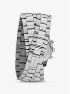 Back case of Michael Kors MK7454 quartz women's silver wristwatch