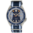 Seiko 5 Sports SRPK37K1 Automatic Nylon Strap Men’s Watch - Luxverse