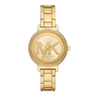 Michael Kors MKO1051 women's gold stainless steel watch