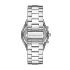 Back case of Michael Kors MK8917 quartz chronograph stainless steel wristwatch