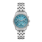 Michael Kors Bryant MK7539 women's silver chronograph watch