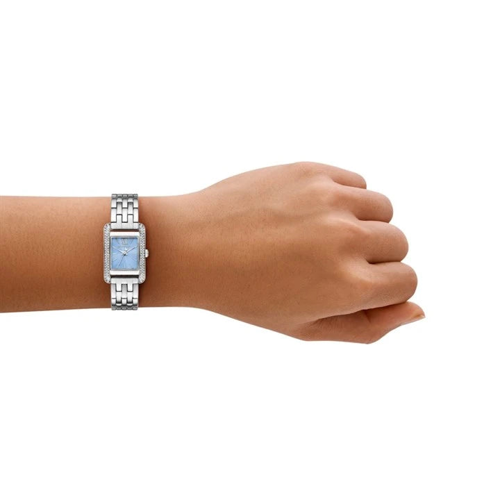 Michael Kors MKO1169 elegant silver tone wristwatch