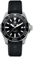 TAG Heuer Aquaracer WAY111A.FT6151 - Black Dial 41mm Watch - Luxverse