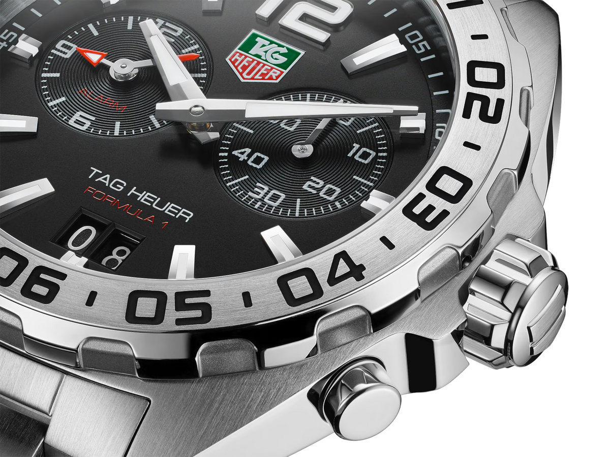 TAG Heuer WAZ111A.BA0875 Formula 1 Quartz Alarm 41mm Mens Watch - Luxverse